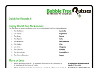 Quickfire Rounds 6 Quickfire Rounds 6